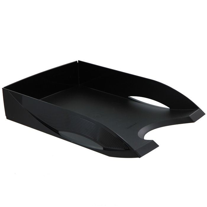 Лоток для бумаг горизонтальный «Rainbow», черный | Лотки для бумаг горизонтальные | Erich Krause