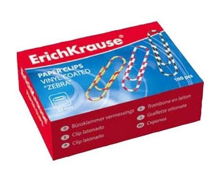 Скрепки «Зебра», 100 штук