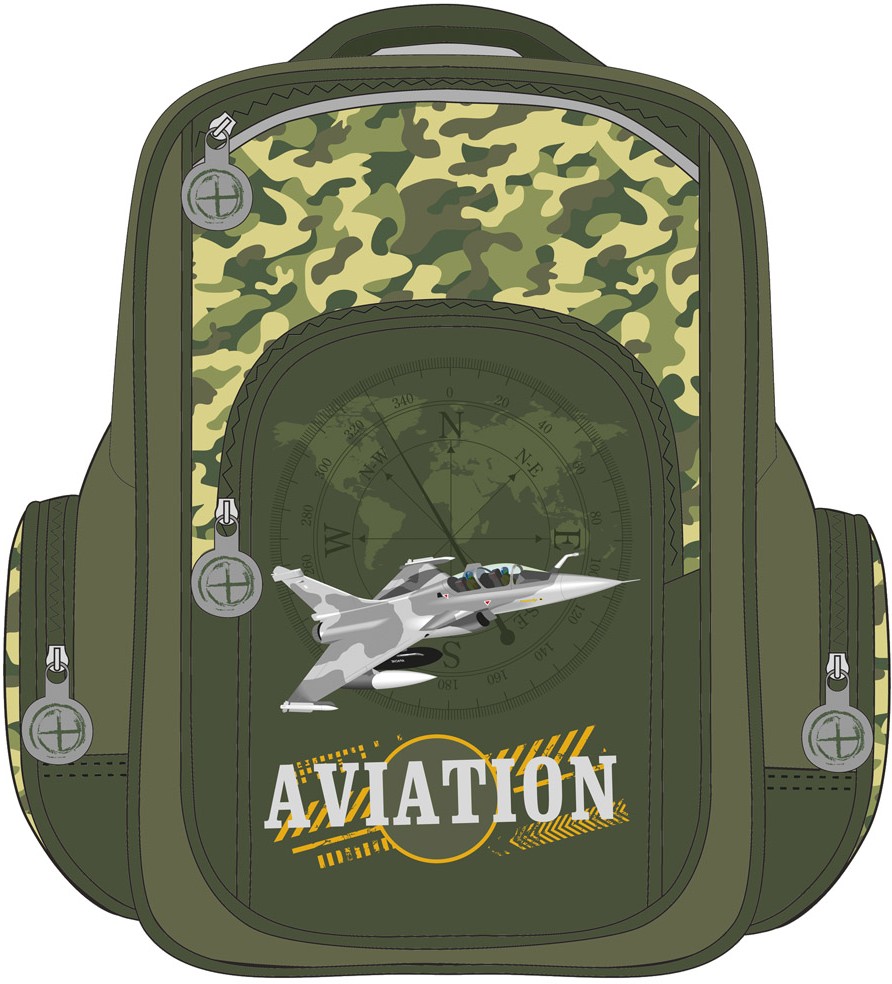 Школьный ранец «Авиация» | Проф-Пресс