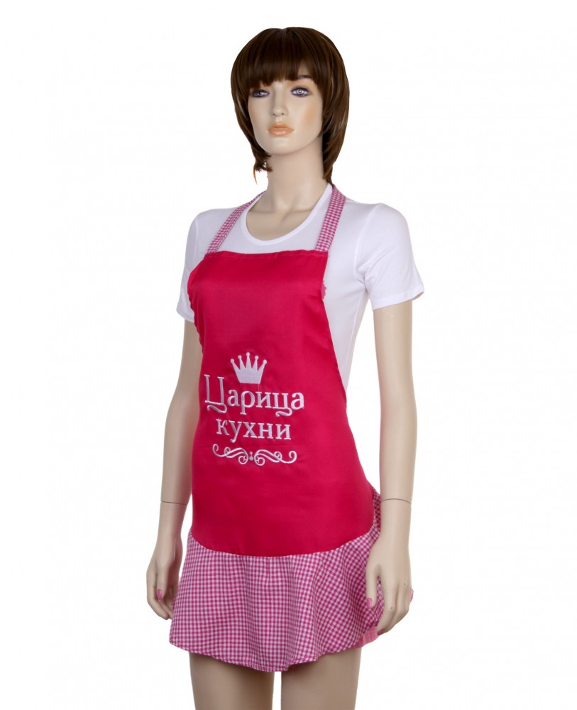 Фартук с вышивкой «Царица кухни» | Collorista