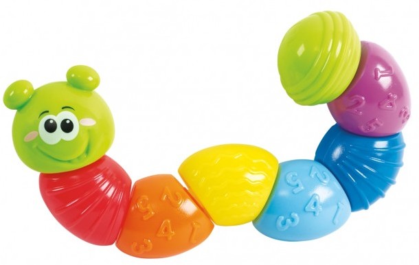 Веселая гусеница-конструктор (8 сегментов) | PlayGo