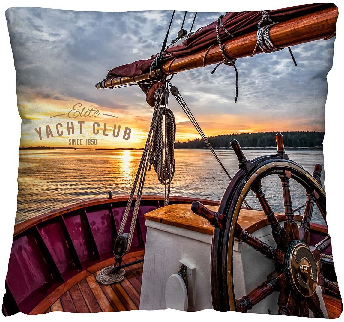 Подушка-думка декоративная «Яхта» | Подушки-думочки | Волшебная ночь