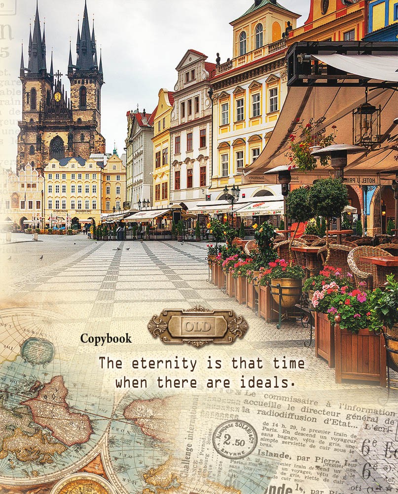 Тетрадь «Европейская площадь», 240 листов, клетка | Тетради на кольцах