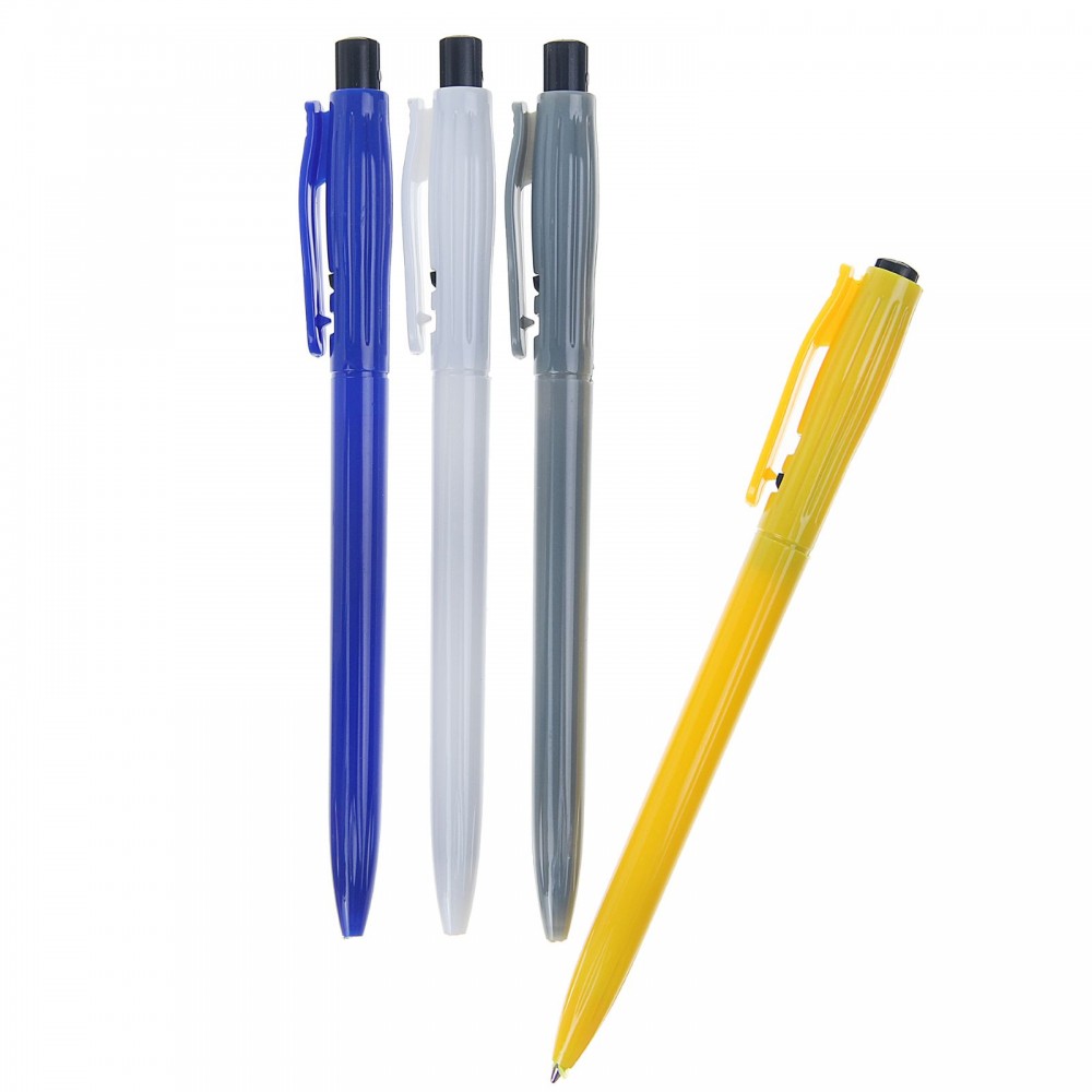 Ручка шариковая автоматическая, цветной корпус | Calligrata