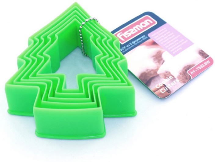 Набор из 5 формочек для вырезания печенья | Fissman