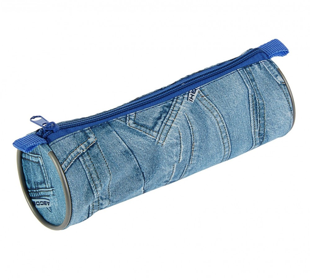 Пенал мягкий тубус ПТ-01 «Джинс» | ТПК Пчелка