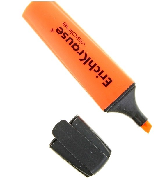 Маркер-текстовыделитель «V-12», оранжевый | Текстмаркеры | Erich Krause
