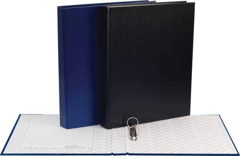 Папка-регистратор на 2 кольцах А4, черный | Папки с кольцевым механизмом | Erich Krause
