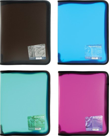 Папка на молнии «Vivid Colors» А4, цвет в ассортименте
