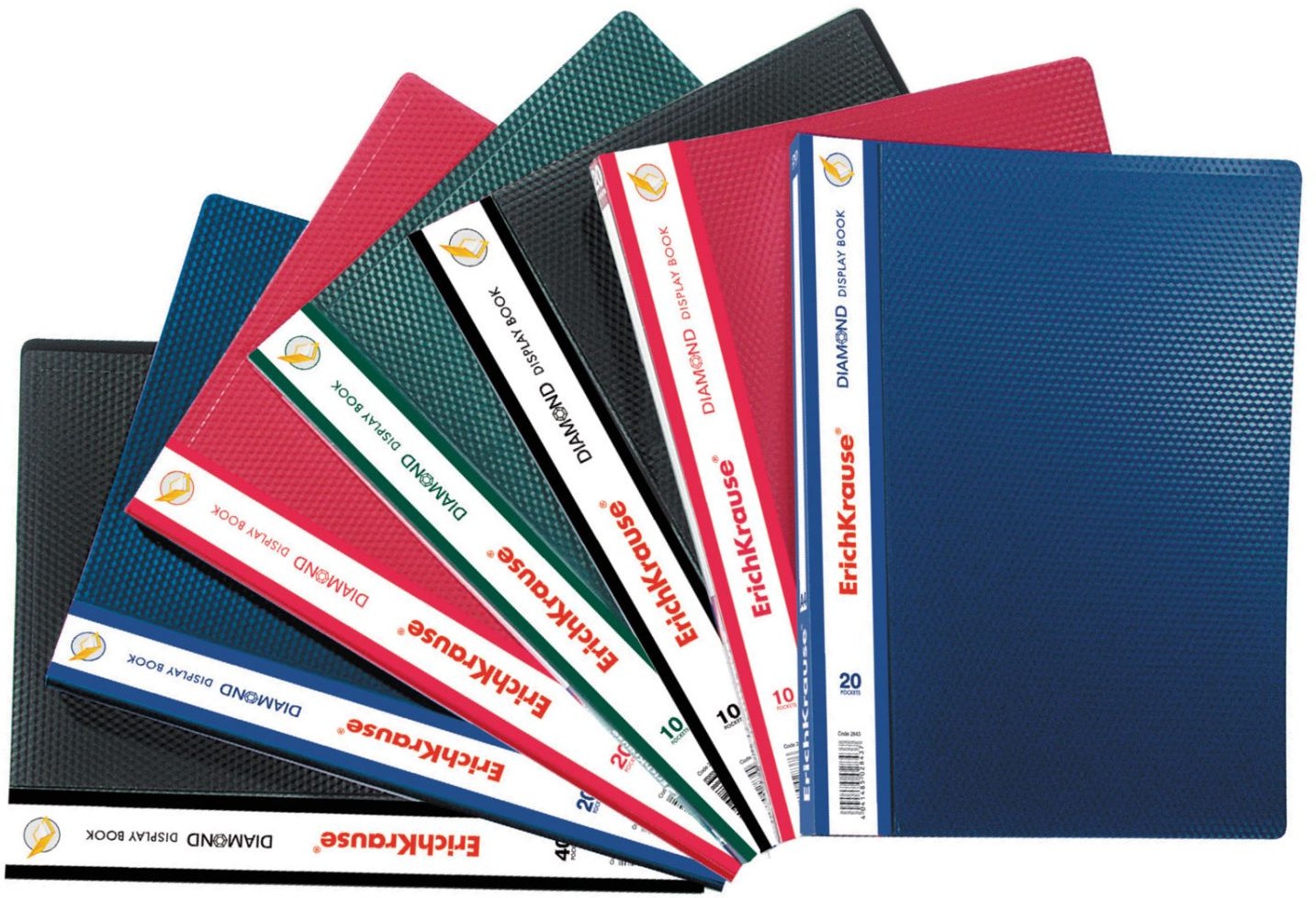 Папка «Diamond», 30 прозрачных карманов, синий | Diamond | Erich Krause