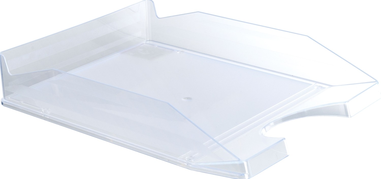 Лоток для бумаг горизонтальный «Erich Krause», литой, прозрачный | Лотки для бумаг горизонтальные | Erich Krause