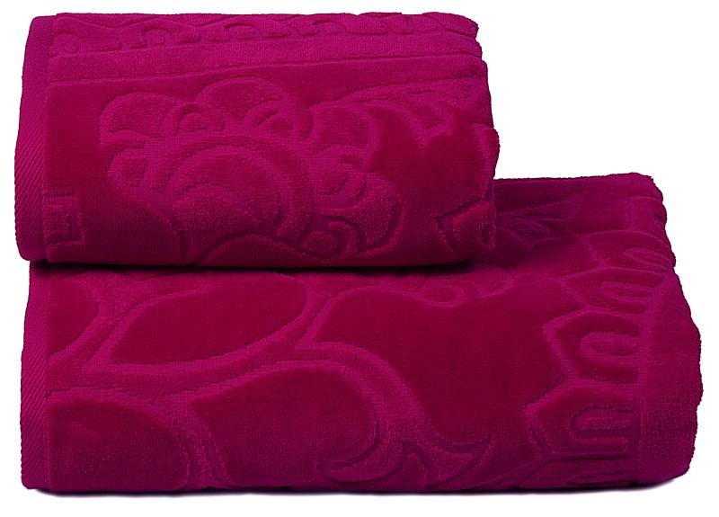 Полотенце махровое гладкокрашеное с эффектом велюра | Alesia | ДМ Текстиль