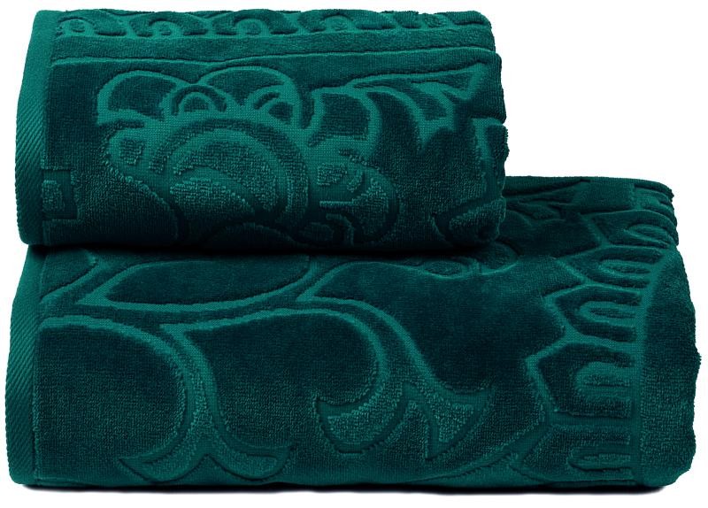 Полотенце махровое гладкокрашеное с эффектом велюра | Alesia | ДМ Текстиль