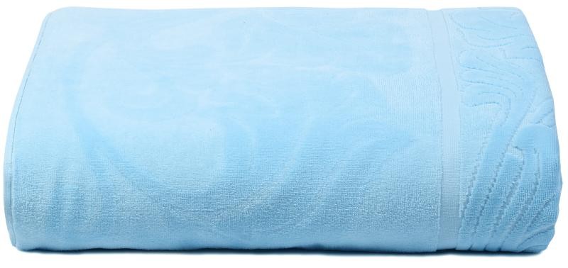 Простыня махровая гладкокрашеная с эффектом велюра «Barletta» (2-спальная, хлопок, размер 180х212) | Barletta | ДМ Текстиль