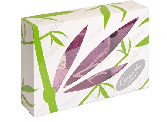Комплект полотенец махровых пестротканых «Magnolia» (Cleanelly Collection, 50х100 и 70х140)