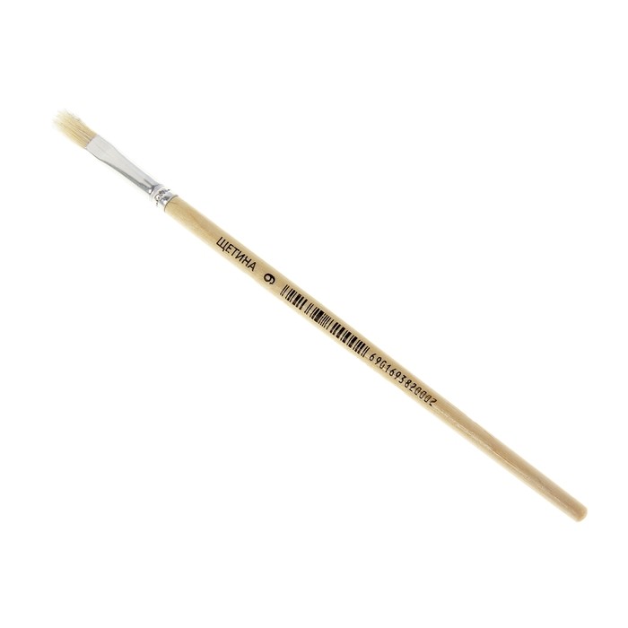 Кисть плоская №9