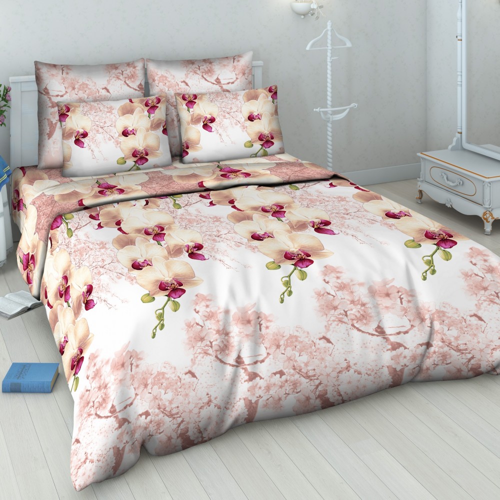 Комплект постельного белья «Сновидения» (арт. 4557/2, 2-спальный, бязь, 2 наволочки 70х70) | Русская душа | ТДЛ Текстиль