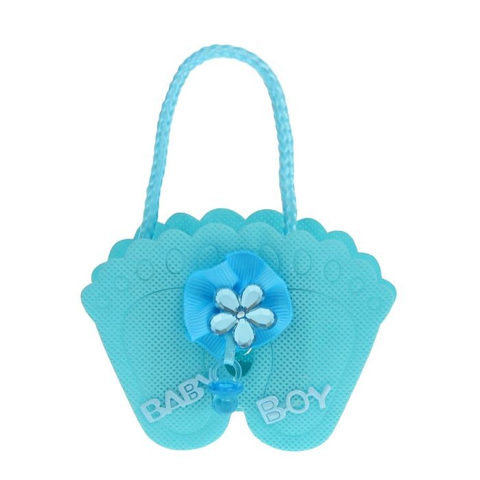 Бонбоньерка «Сумочка» с цветочком