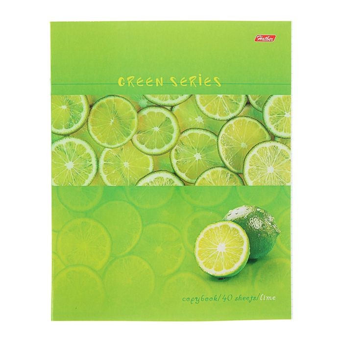 Тетрадь «Green», 40 листов, клетка | Hatber