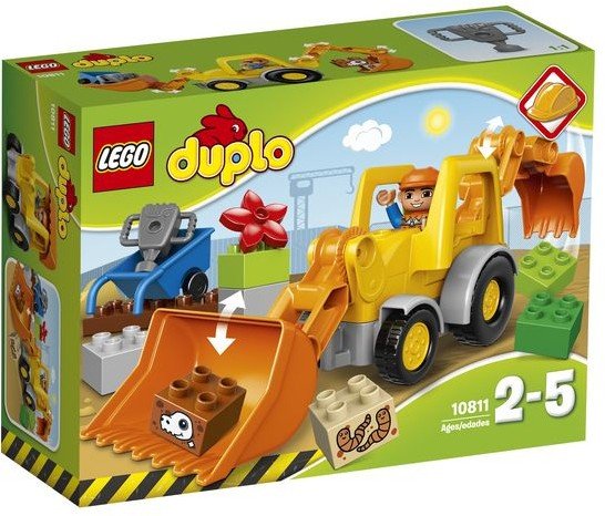 Экскаватор-погрузчик | LEGO Duplo | LEGO (ЛЕГО)