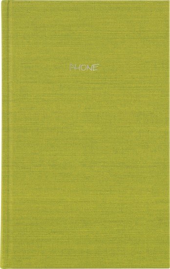 Телефонно-адресная книга «Kashmir», 130x210 мм, салатовый
