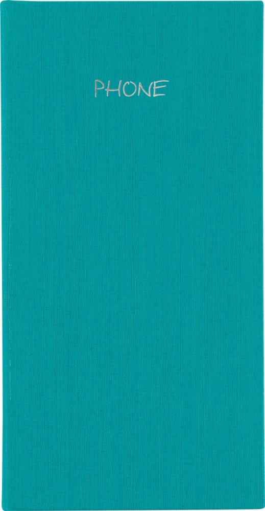 Телефонно-адресная книга «Kashmir», 80x155 мм, бирюзовый | Erich Krause
