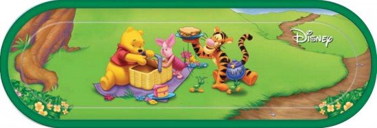 Пенал металлический «Winnie» на молнии, без наполнения, узкий