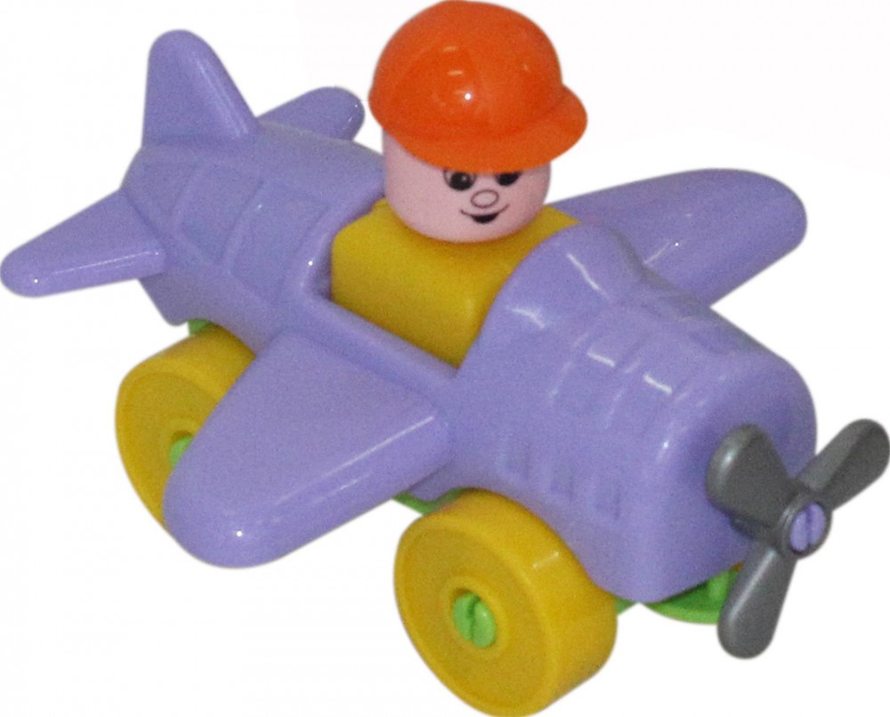 Конструктор «Юный путешественник. Самолет» (10 элементов) | Юный путешественник | Полесье