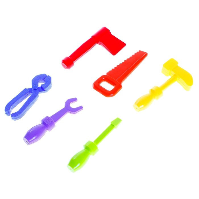 Набор инструментов «Маленький мастер», 6 элементов | Росигрушка