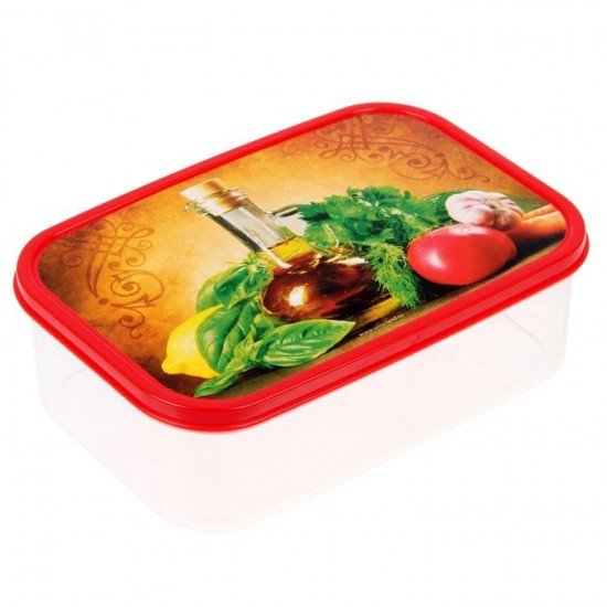 Ланч-бокс прямоугольный «Прованские травы», 1,2 л