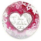 Тарелка декоративная «С Днем свадьбы», 13 см