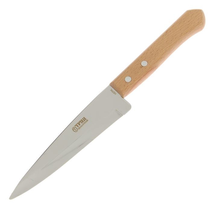 Нож поварской, длина 24 см, режущая часть 12,8 см | Универсальные | ПАО «Труд»