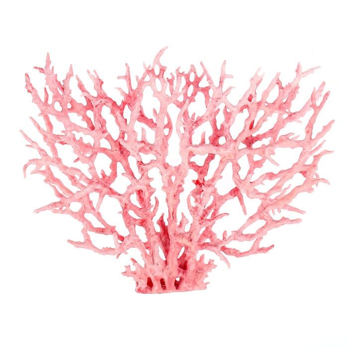 Коралл пластиковый большой, 24,5х4х19 см, розовый | Veny's