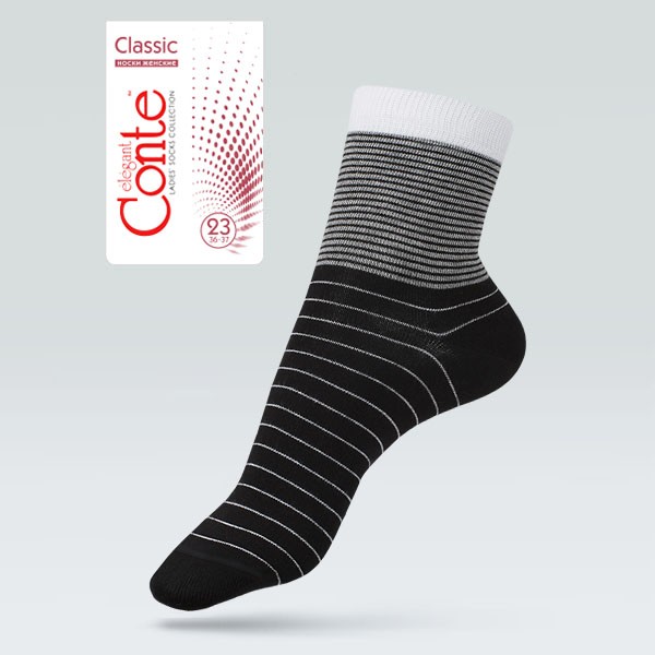 Носки женские хлопковые «Classic» | Conte Elegant