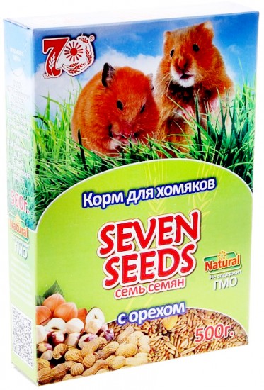 Корм для хомяков «Seven Seeds» с орехами, 500 гр