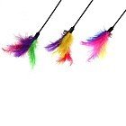 Дразнилка «Яркая жизнь» из перьев, с колокольчиком, цвет в ассортименте