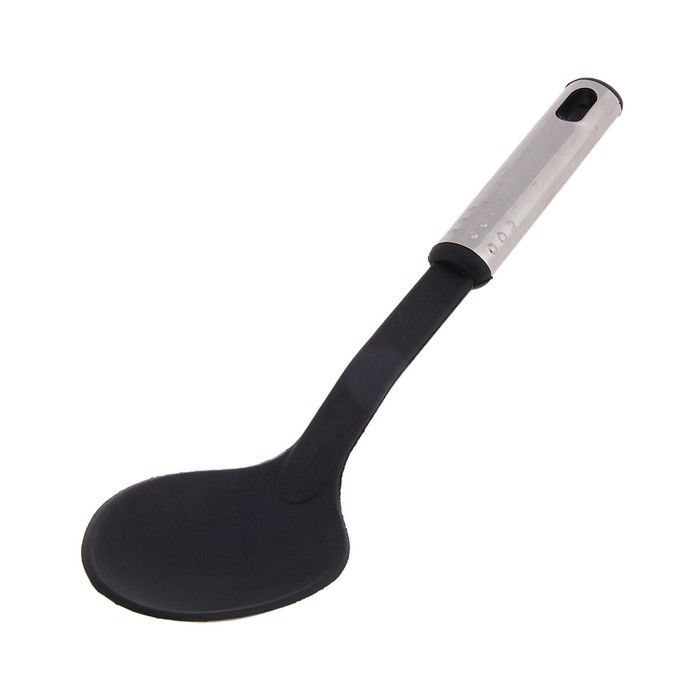 Ложка гарнирная «Антрацитовый блеск» | Антрацитовый блеск | Доляна