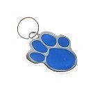 Адресник фигурный под гравировку телефона «Лапа», 3,5х3 см, цвет в ассортименте