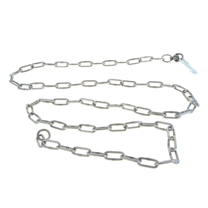 Цепь для привязи собак, 3 м, калибр 6х42 мм, черный