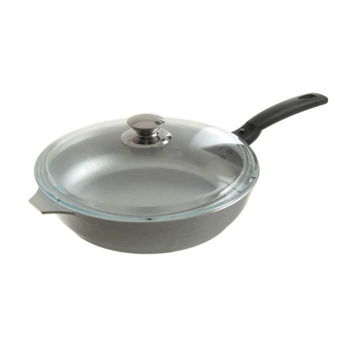 Сковорода с крышкой и съемной ручкой (диаметр 26 см) | Kukmara