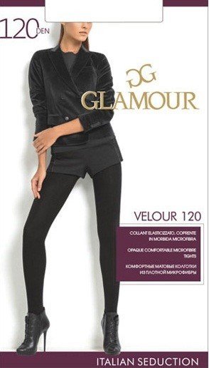 Колготки женские из микрофибры «Velour» | Glamour