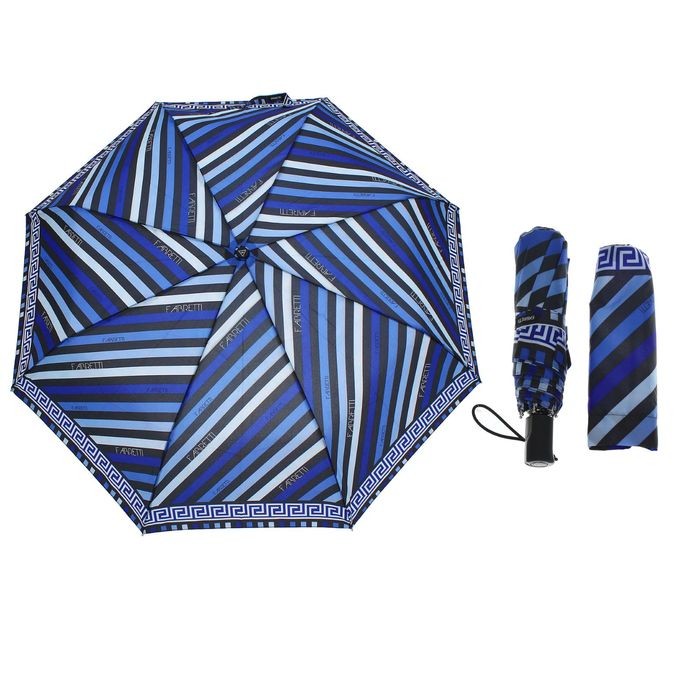 Зонт женский Fabretti, суперавтомат, 52 см, 3 сложения | Fabretti