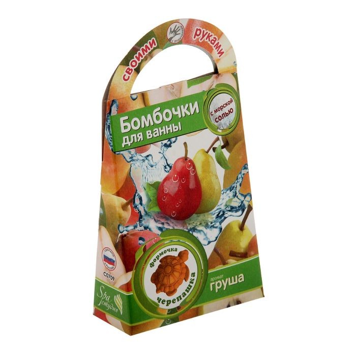Бомбочки для ванн «Черепашка», аромат груши | Развивашки