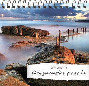 Скетчбук «Махаон пул», А6+, 80 листов | Проф-Пресс