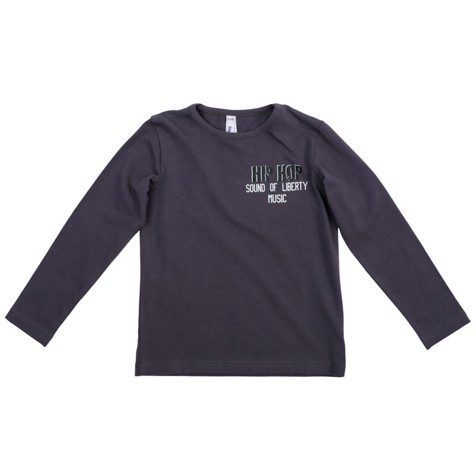 Лонгслив трикотажный для мальчиков | Звуки большого города | PlayToday