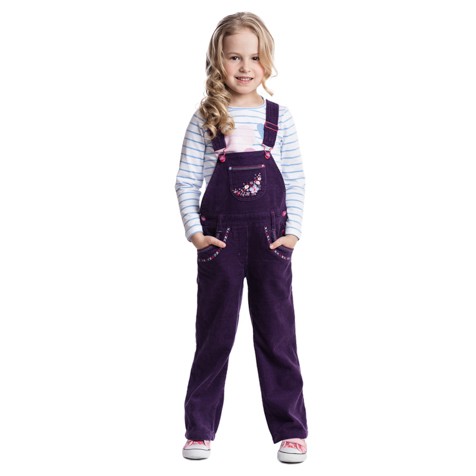 Полукомбинезон для девочек | Малиновое настроение | PlayToday