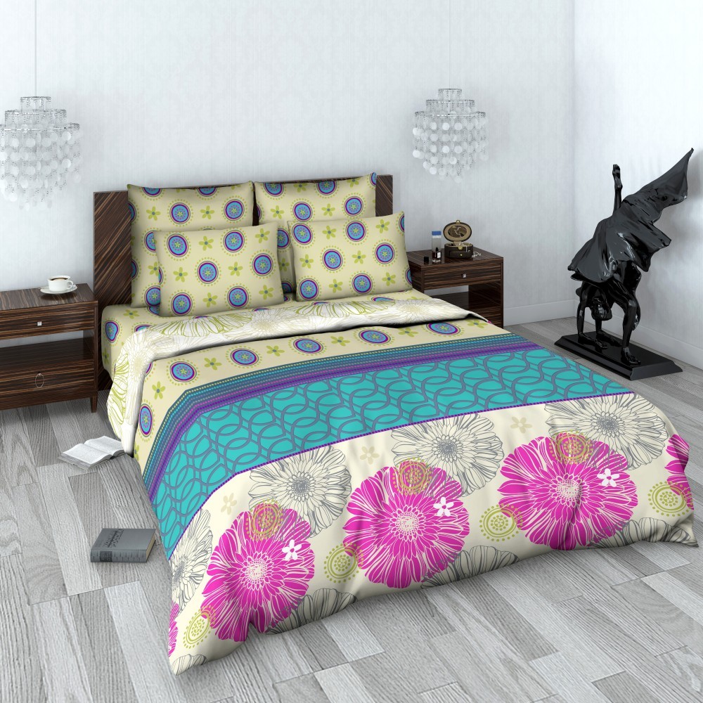 Комплект постельного белья «Джаз» (арт. 619/1, евро, сатин, 2 наволочки 70х70) | Люкс | ТДЛ Текстиль