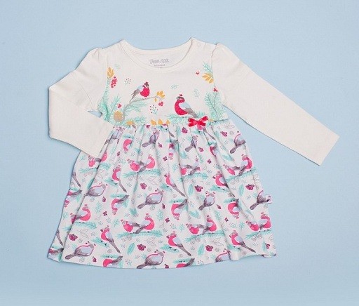 Платье для девочки | Снегири | Free age
