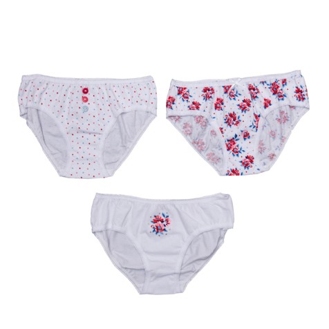 Трусы трикотажные для девочек (3 шт.) | Пижамная вечеринка | PlayToday