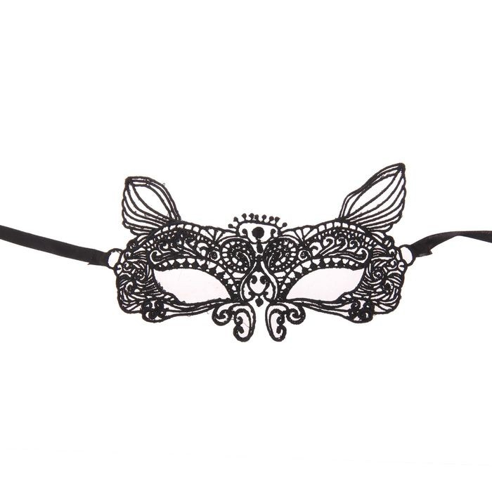 Карнавальная маска «Кошка» ажур